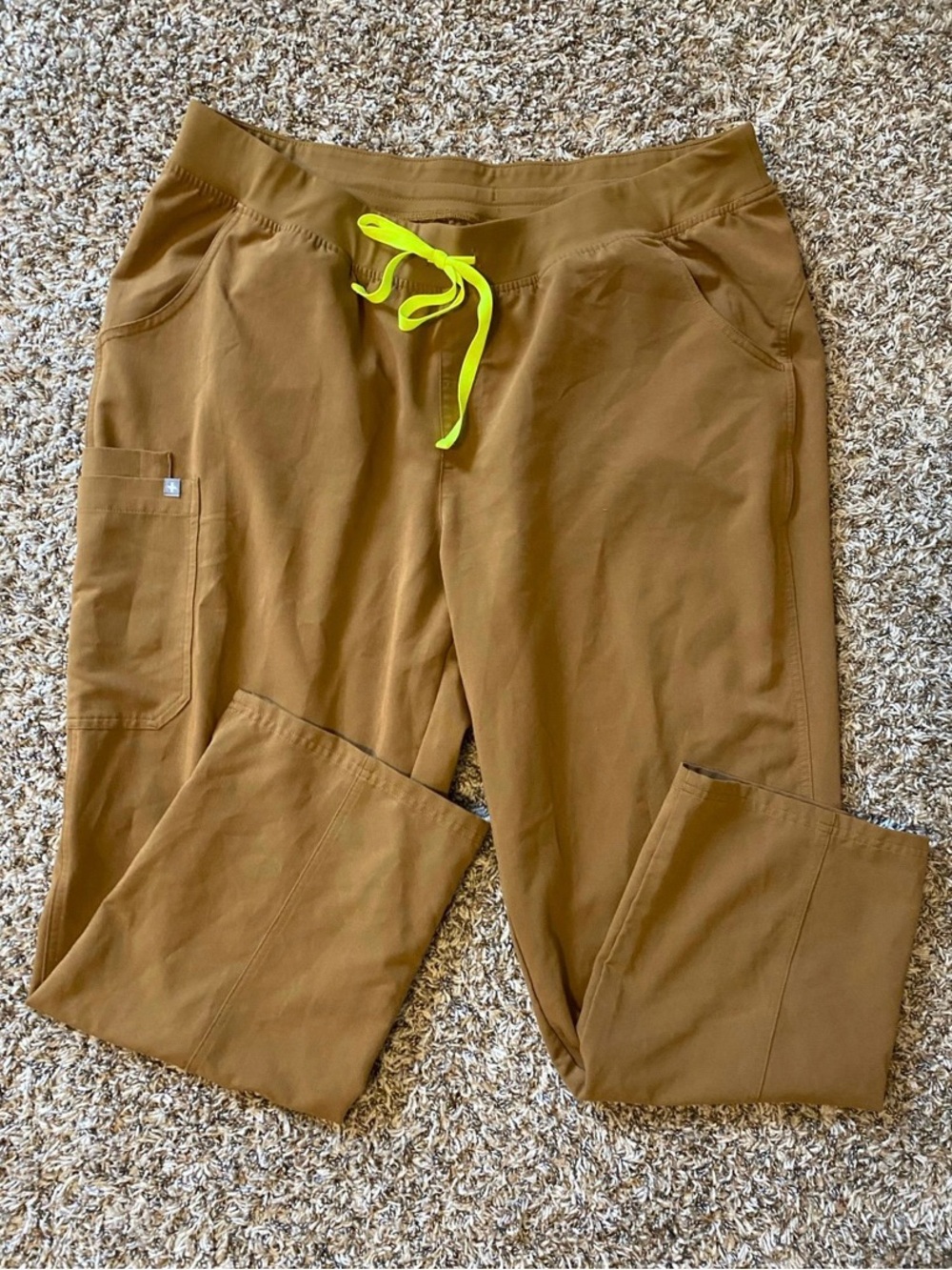 Figs Kade Cargo Scrub Pants Color Earth